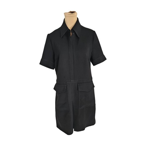 Victoria Victoria Beckham Short Sleeve Pocket Dress Sz 8 - 10 M - L - Picture 5 of 11
